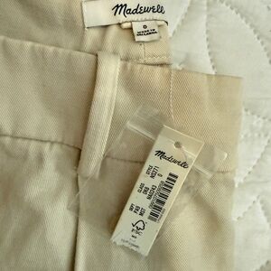 Madewell Women's Cream Wide Leg Pants